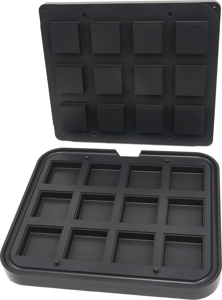 Maxima - Tarteletteform - Quadrat - 72/62 mm - 12 stuks