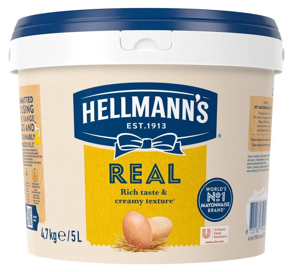 Hellmann's Real Mayonnaise s bohatou krémovou konzistencí 5 Obrázek produktu 