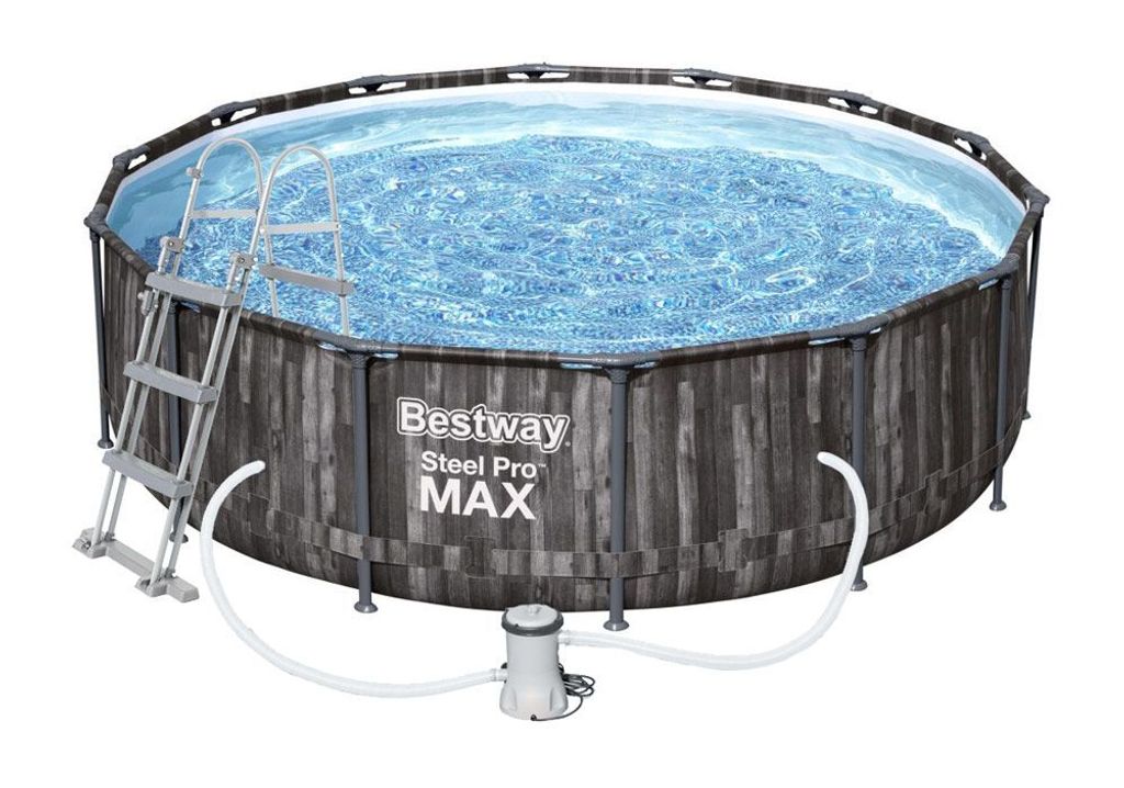 BESTWAY Steel Pro Max zwembad, 366x100 cm + accessoires Productafbeelding 