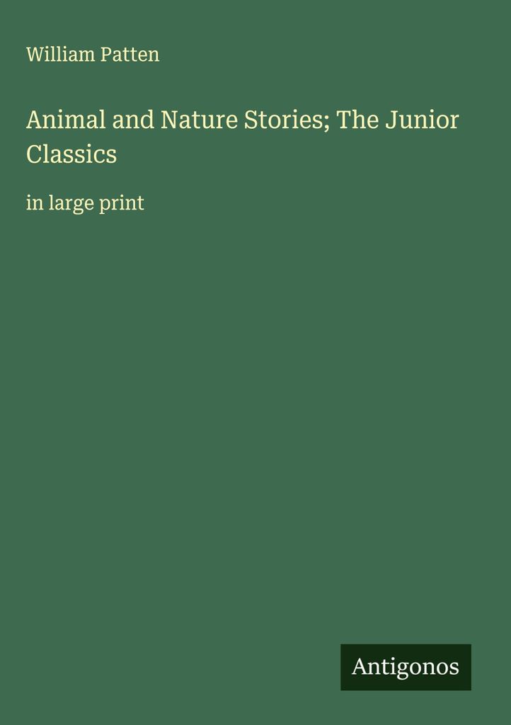 Tier- und Naturgeschichten Die Junior-Klassiker
