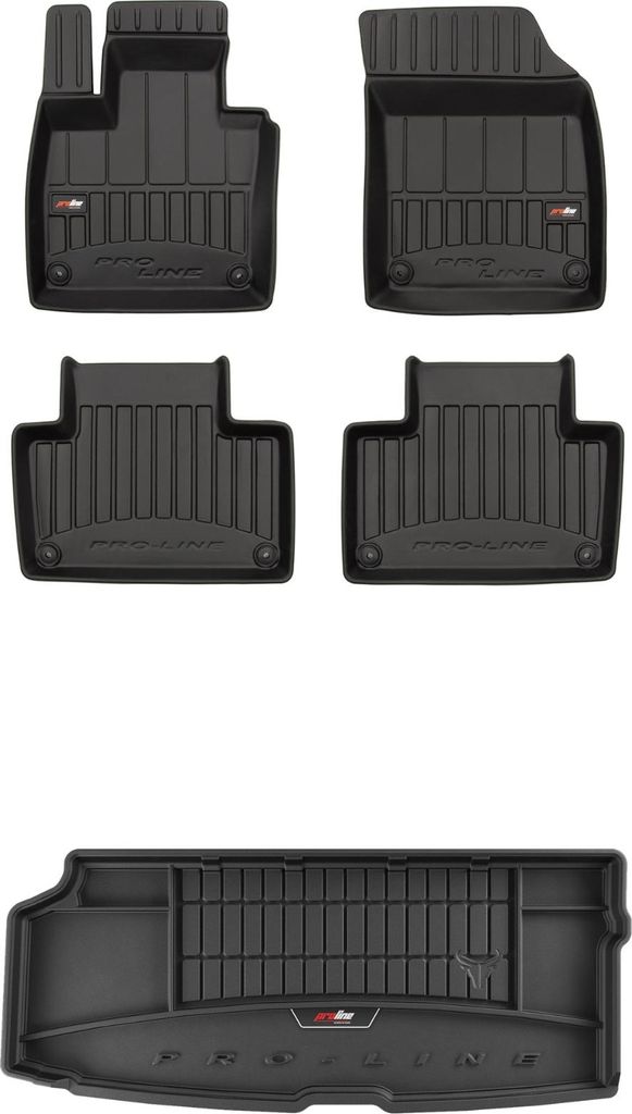 FROGUM 3D Gummimatten und Kofferraummatte für Volvo XC90 II ab 2014