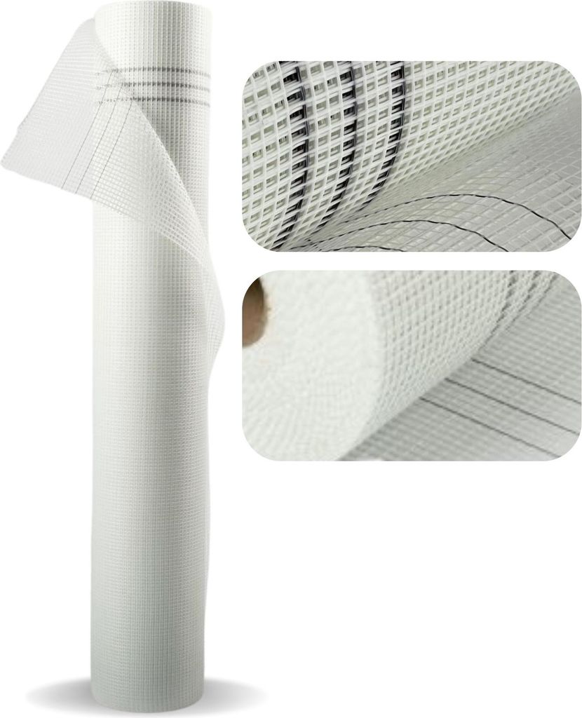 Armierungsgewebe 50m² 165 g/m² Putz 4x4mm Gewebe Glasfasergewebe WDVS Putzgewebe