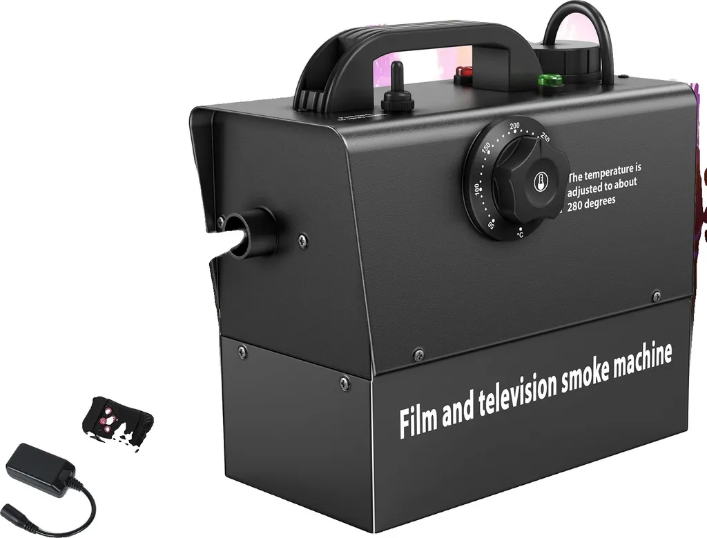 Machine à fumée 400W pour mariage et soirée autonomie 3 heures sans fil