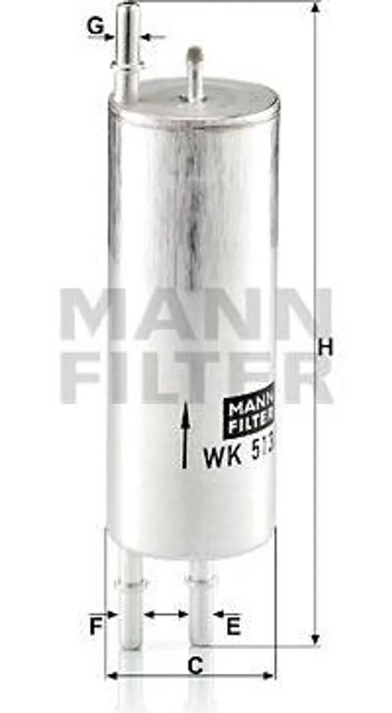 Filtre à essence d'origine OE 16126754016 pour moteur Range Rover