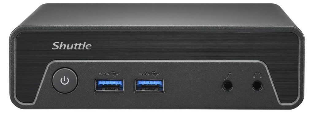 Shuttle XPC nano NE1010XA N100 - Barebone - 8.192 MB