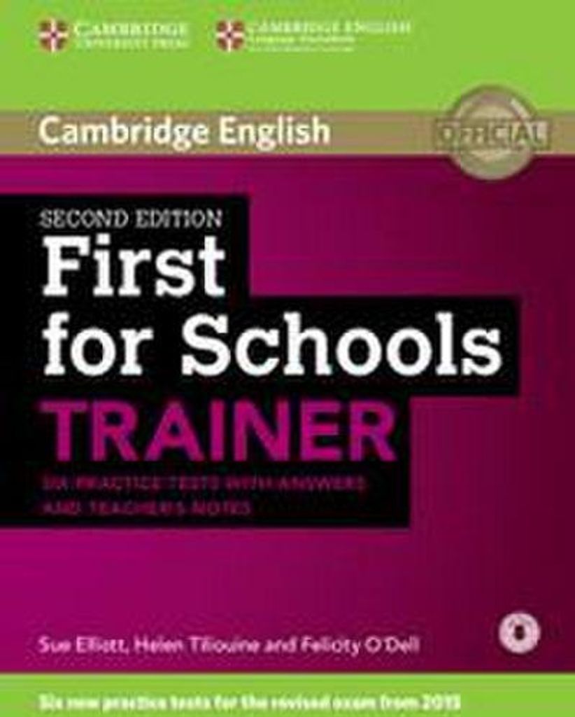 First for Schools Trainer Six Practice Tests with Answers Immagine del prodotto 