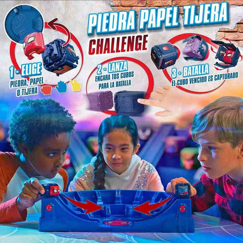 Jeu de Cubes de Combat Spiderman : Pack de Duel Interactif Marvel