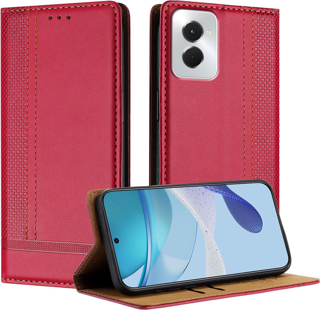 Handyhülle für Motorola Moto G Power 5G 2024 Leder Flip Produktbild 