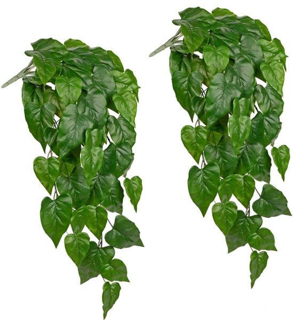 Kunstmatige Anthurium-Blumen 2er-Set für Wand- und Raumdekoration