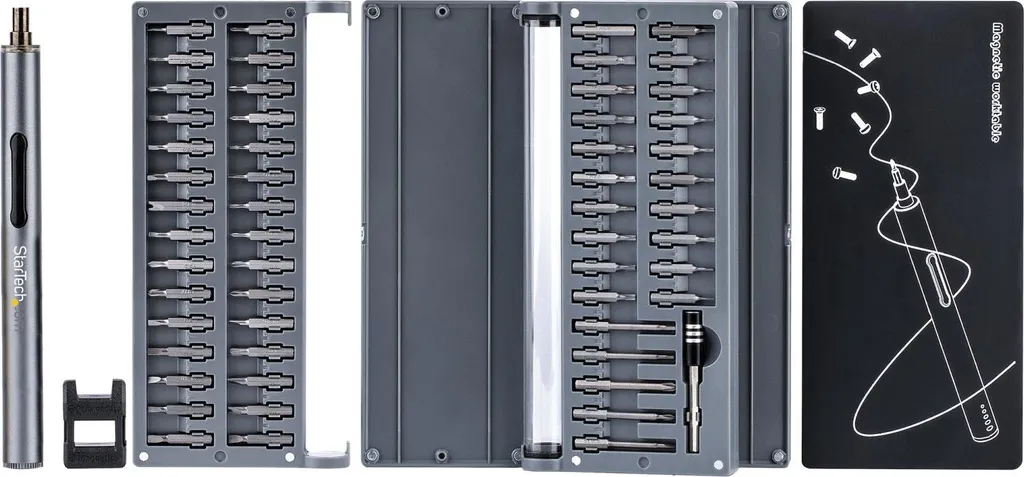 Kit Avvitatore Elettrico StarTech CTK55PCEDRIVE 110 RPM Argento