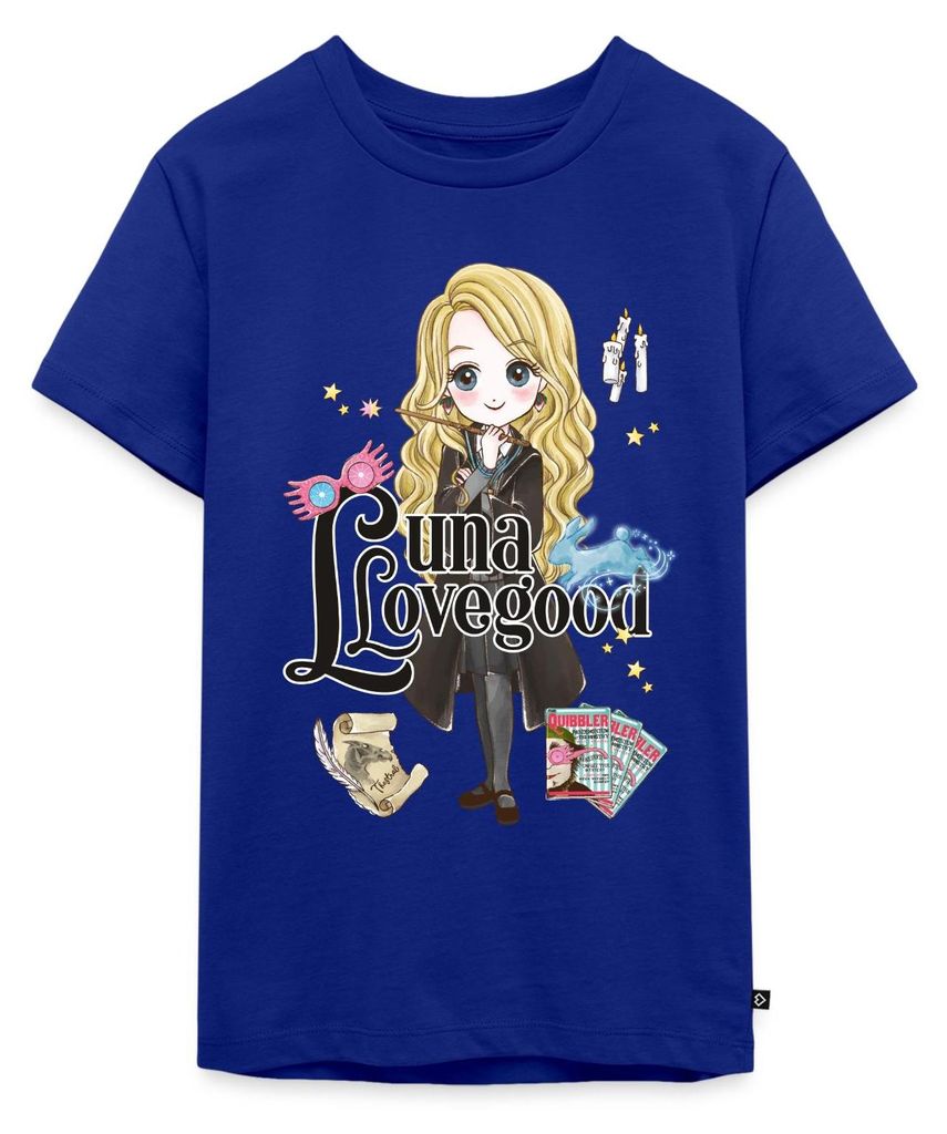 Spreadshirt Harry Potter Luna Lovegood Teenager Premium T-Shirt, 146/152 (10 Jahre), Royalblau