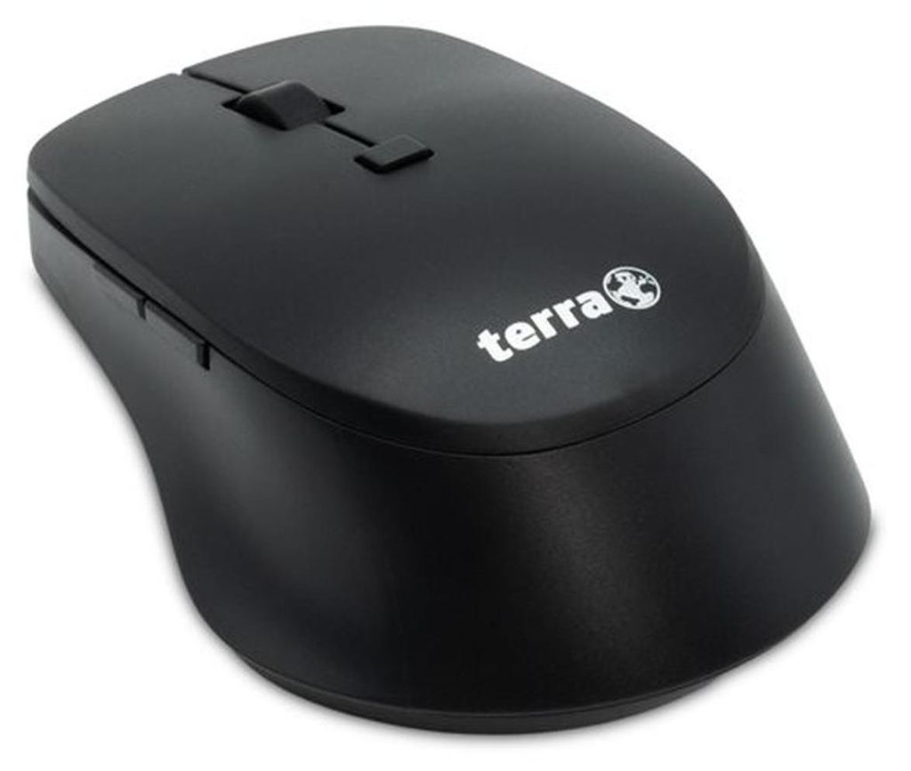 TERRA Mouse 4000 Funkmaus, Silent-Tasten, 6-Tasten-Design, kabellos (USB), Rechtshänder