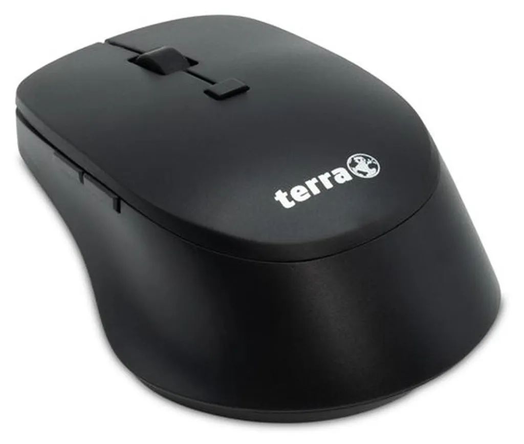 Souris ergonomique 6 boutons TERRA Mouse 4000 Sans Fil Silent Noire USB