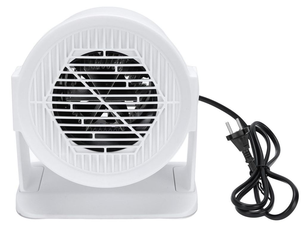 Raumheizung, schnelles Aufheizen, Anti-Kippen, Überhitzungsschutz, Winkel verstellbar, 400 W, tragbarer Desktop für Zuhause, Nachttisch, EU-Steck...