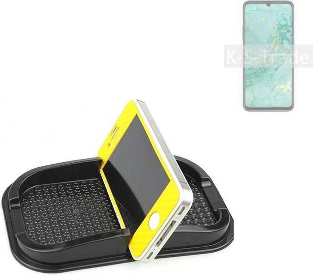 K-S-Trade Auto Anti Rutsch Matte Smartphone-Halter kompatibel mit Huawei nova Y60 Haft Pad Armaturenbrett Handy-Halterung Silikon