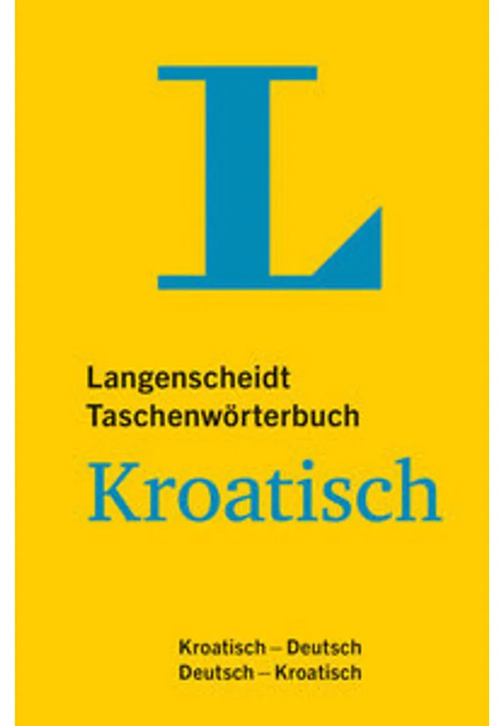 Dictionnaire de poche Croate Langenscheidt pour Traduction et Voyage