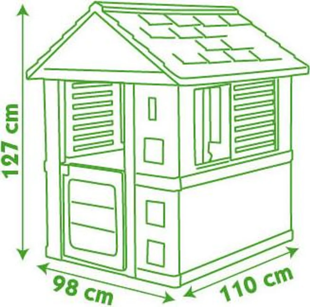 Smoby Lovely Maison : Maisonnette de Jeu Résistante avec Traitement Soleil - 8
