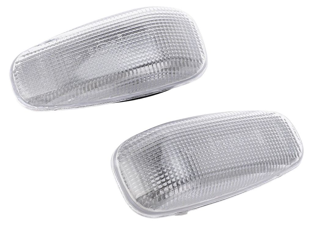 2 Stück Seitenmarkierungsleuchtengehäuse A2108200921 Blinkerlampenabdeckung Ersatz für Benz C E V CLK SLK TN
