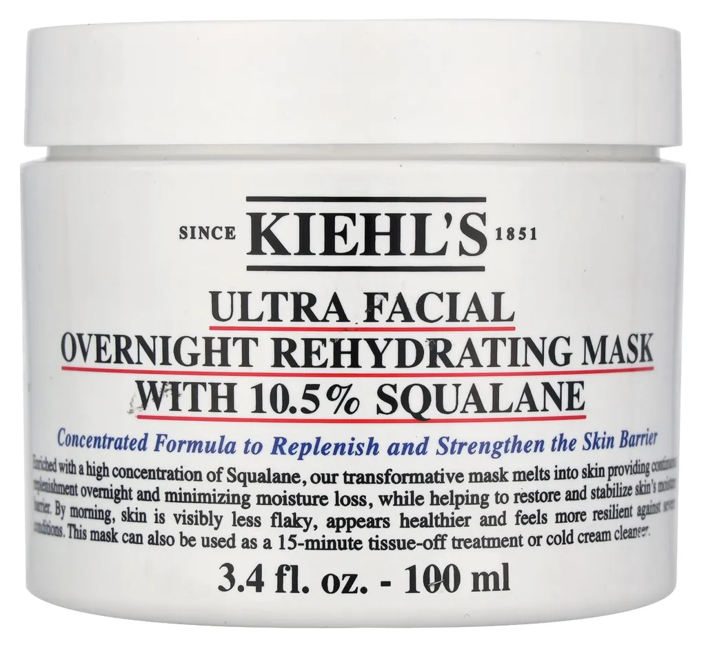 Kiehl's Ultra Facial Masque Nuit : Finie la Peau Terne et Sèche 100ml