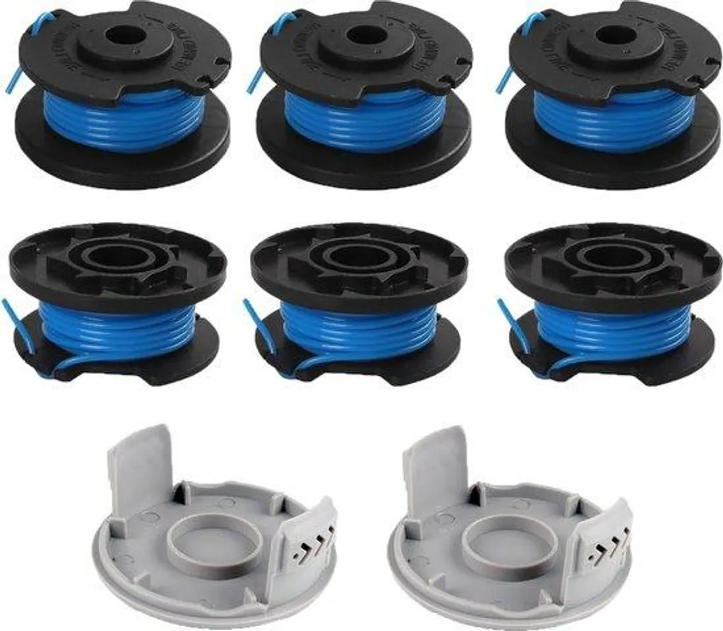 Recharge de fil pour coupe-bordures Ryobi - 6 bobines de 34m et buses