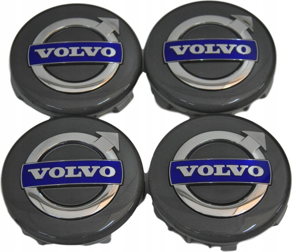 VOLVO Original Leichtmetallradabdeckungen NEU grau