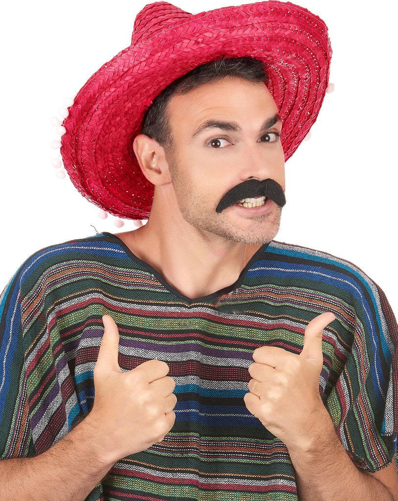 Cappello Sombrero Mexico rosa - Taglia unica Immagine del prodotto 