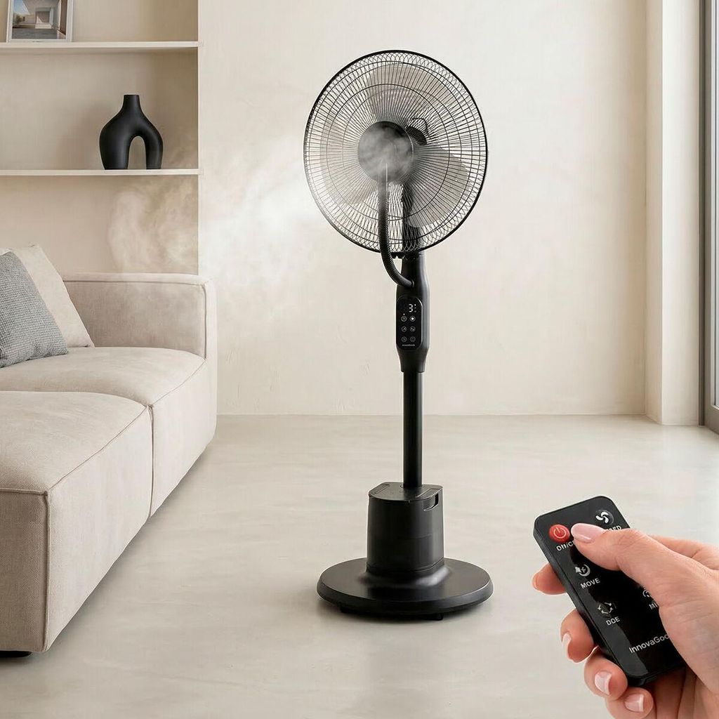 Ventilateur pulvérisateur sur pied avec télécommande Sprair Image du produit 