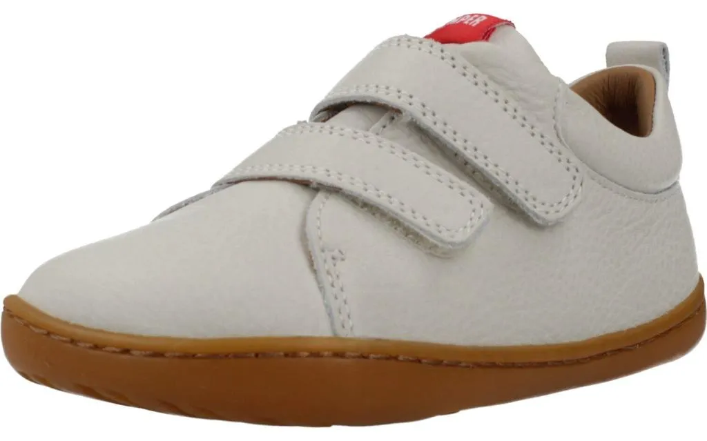 Basket Ozette Houston Camper pour Enfant - Chaussures Blanches de Qualité