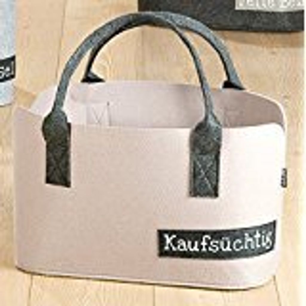 Gilde Filz Tasche Shoppingtasche Zeitungskorb L 20 x B 40 H Produktbild 