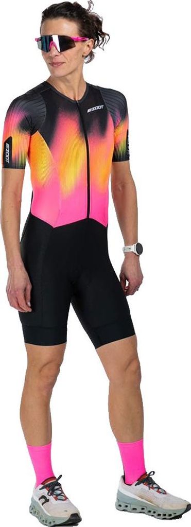 Zoot Ultra Tri P1 Exos Kurzarm-trisuit Mehrfarbig XS Damen Mehrfarbig XS