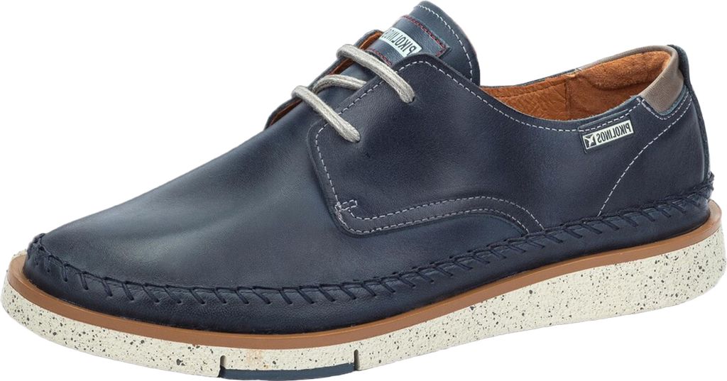 Pikolinos Herren Sneaker Leder Slipper Schnürung Halbschuhe San Juan M6L-4275C, Größe:45 EU, Farbe:Blau