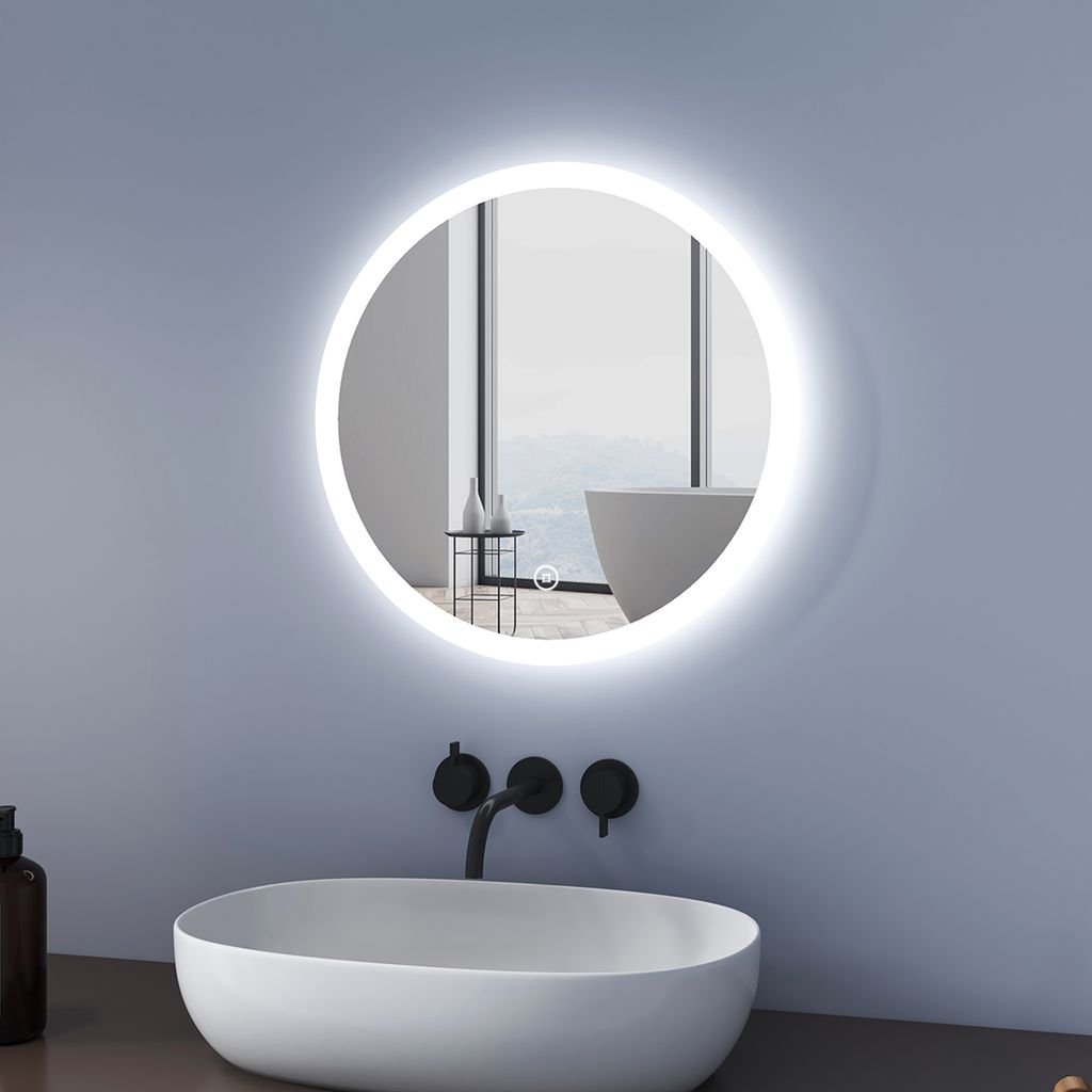 Beleuchteter LED Badspiegel Wohnen & Einrichten Wohnaccessoires Spiegel Badspiegel OZ_LED, 
