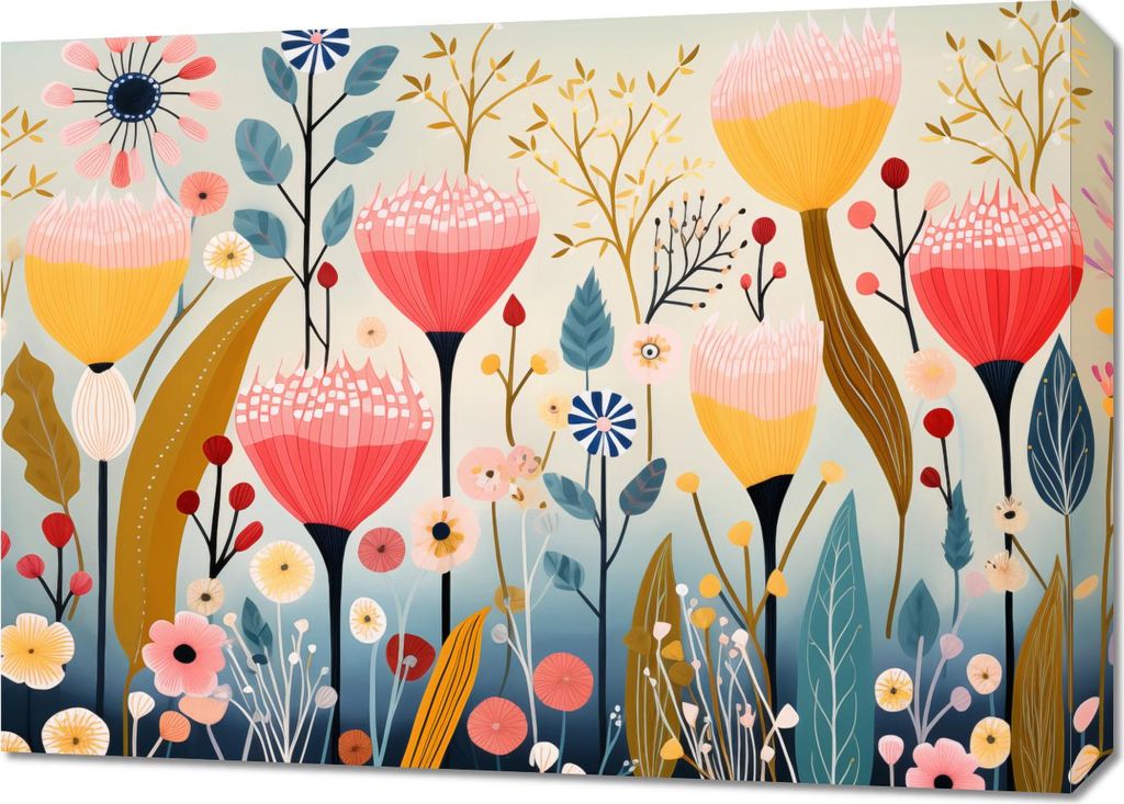 Bild 70x50cm Traumgarten