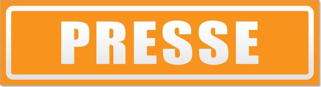 Presse invertiert Magnetschild Schild magnetisch