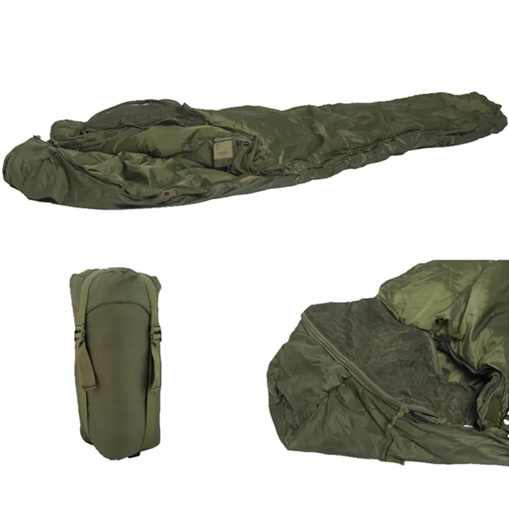 Sac de couchage Tactical 3 olive contre le froid extrême en randonnée