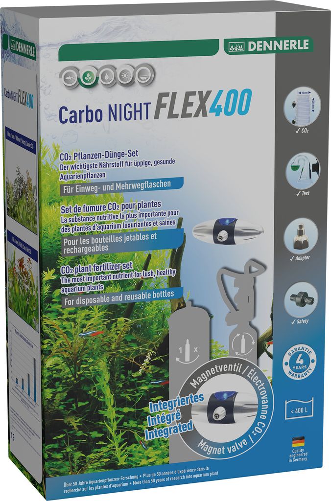 Dennerle Carbo NIGHT Flex400 - CO2-Düngeset für Aquarien Produktbild 