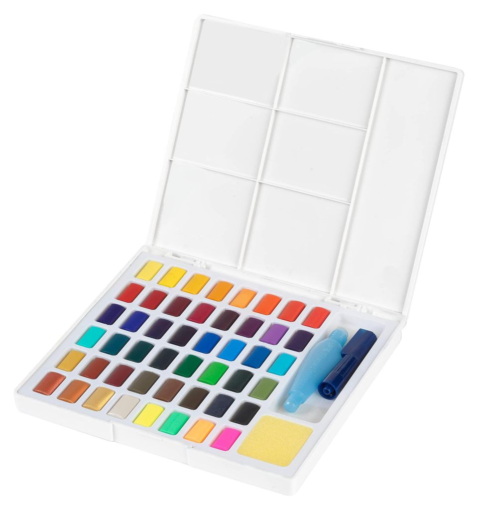 FABER-CASTELL Aquarellfarben in Näpfchen 48er Etui Zdjęcie produktu 