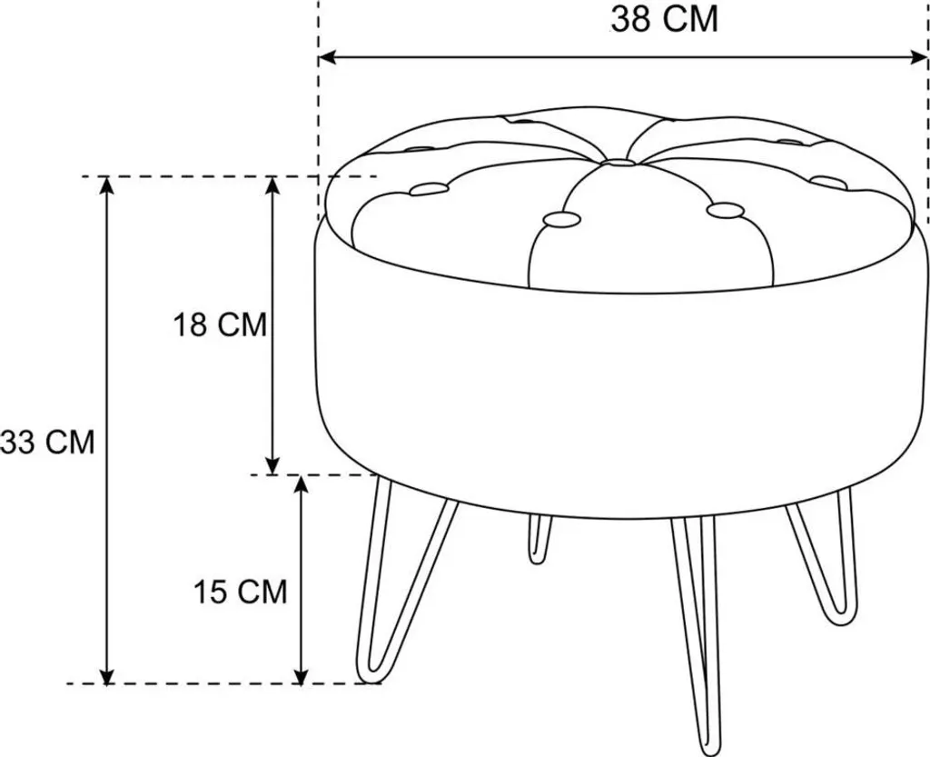 Tabouret DRAVIEN rose : gagnez de la place avec ce rangement élégant - 5