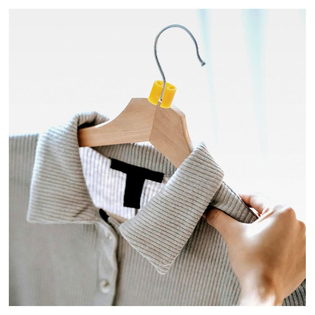 300 Stück Kunststoff Kleiderbügel Größenringe mit Größenmarkierungen für die Organisation im Kleiderschrank