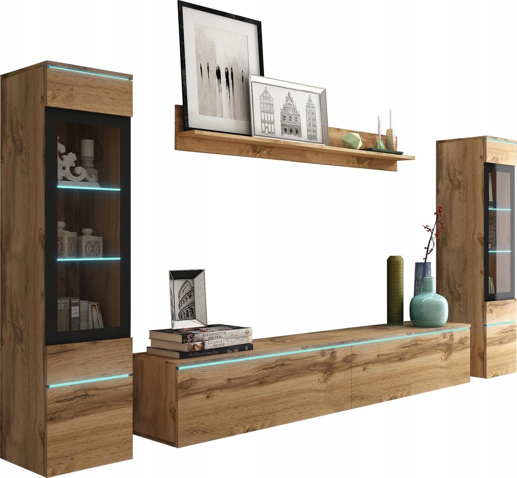 Armoire murale HERMINA 2 – chêne wotan Image du produit 