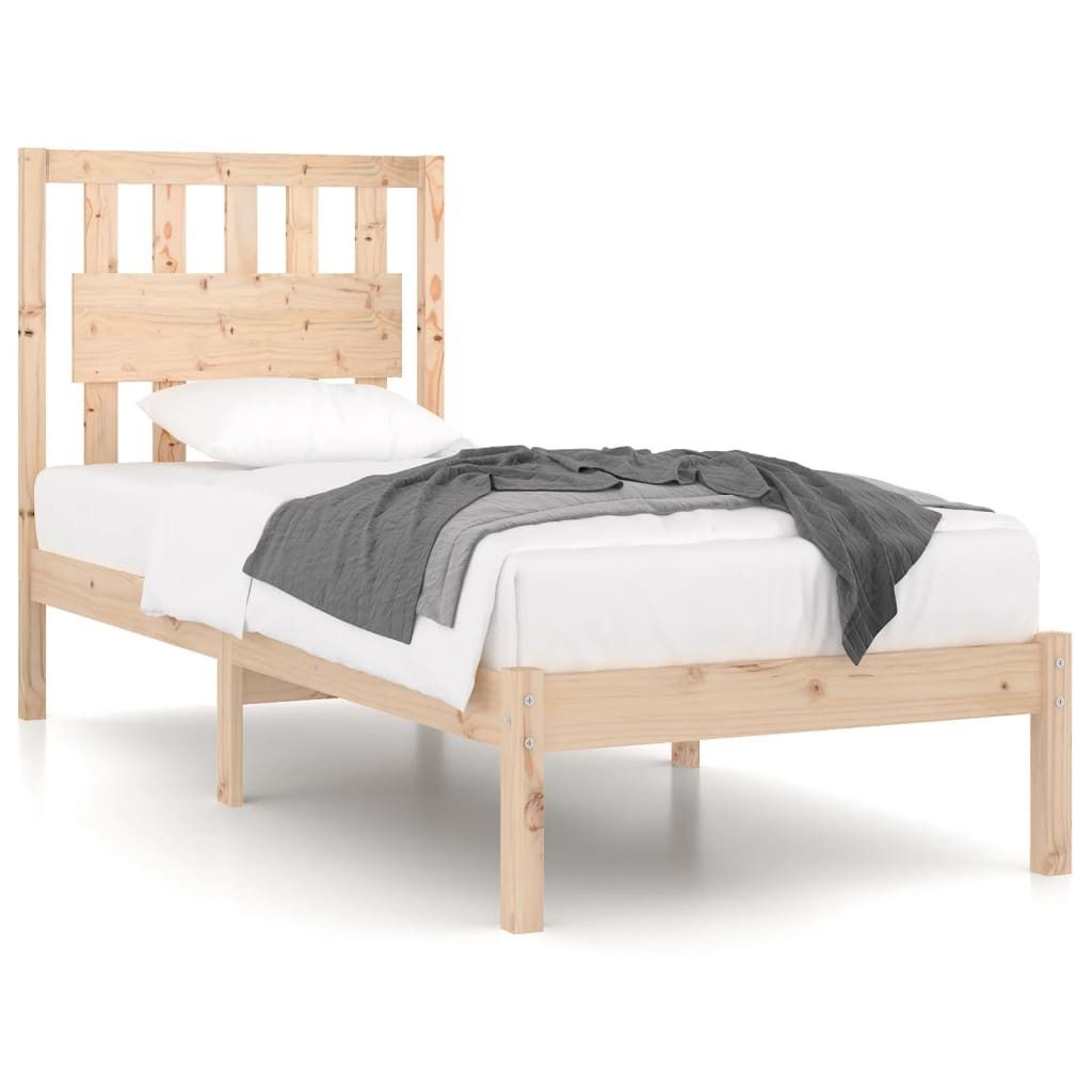 "WINTER SALE" Massivholzbett Einzelbett - Gästezimmer - Kiefer 90x190 cm - Polsterbett Klassische Betten NEU8885903