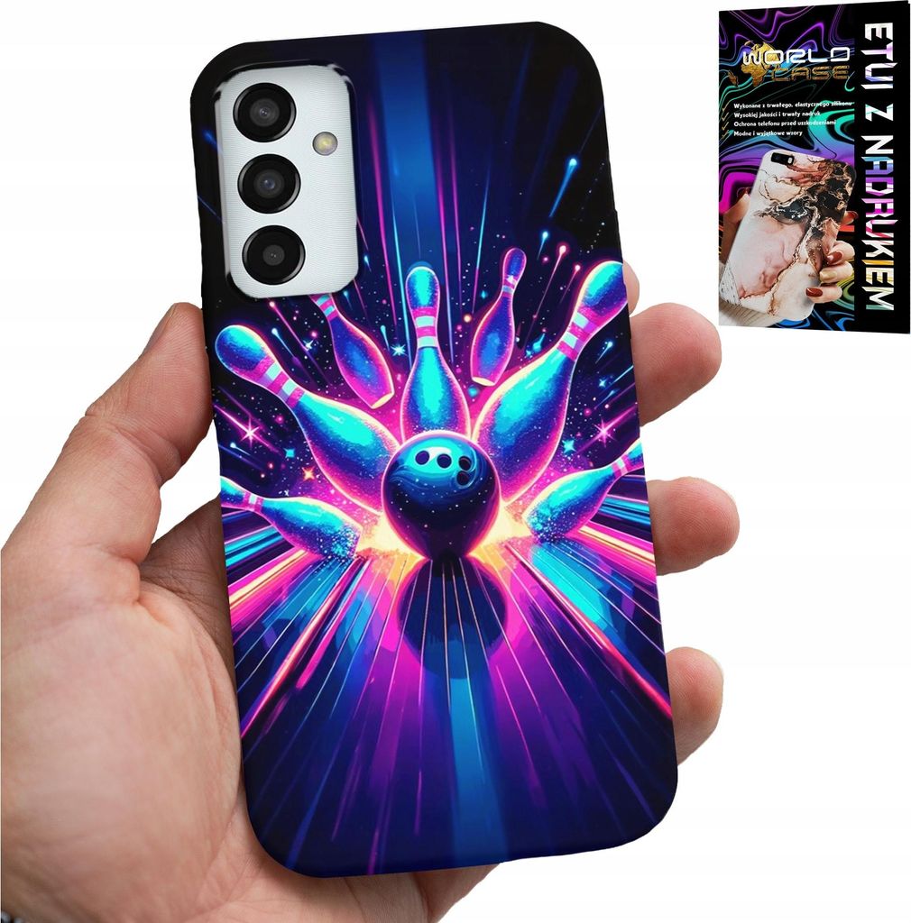 Hülle Für Samsung Galaxy M23 - Bowling Strike Cover, Rückseite
