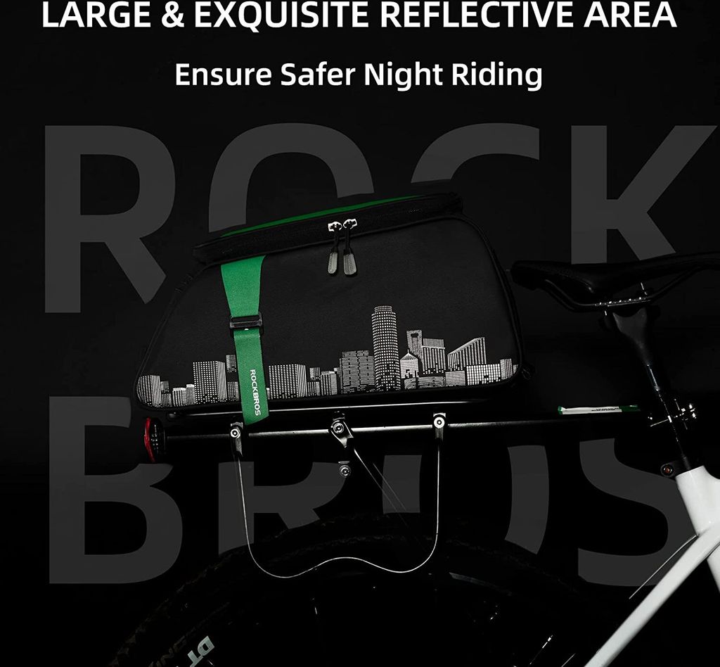 ROCKBROS Fahrrad Gepäckträgertasche, Fahrradtasche, 9L, mit Produktbild 3