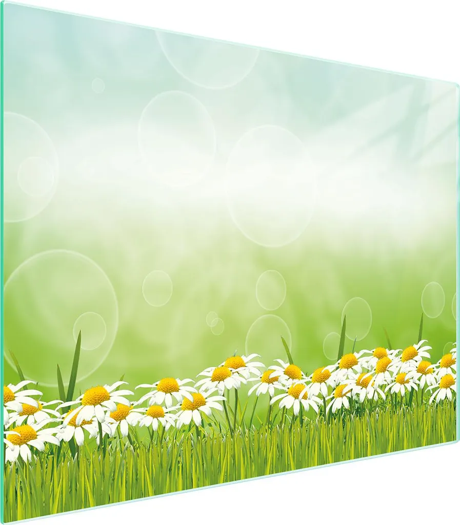 Tagliere Professionale Vetro Daisy 52x40 - Ideale per Impasti e Prep