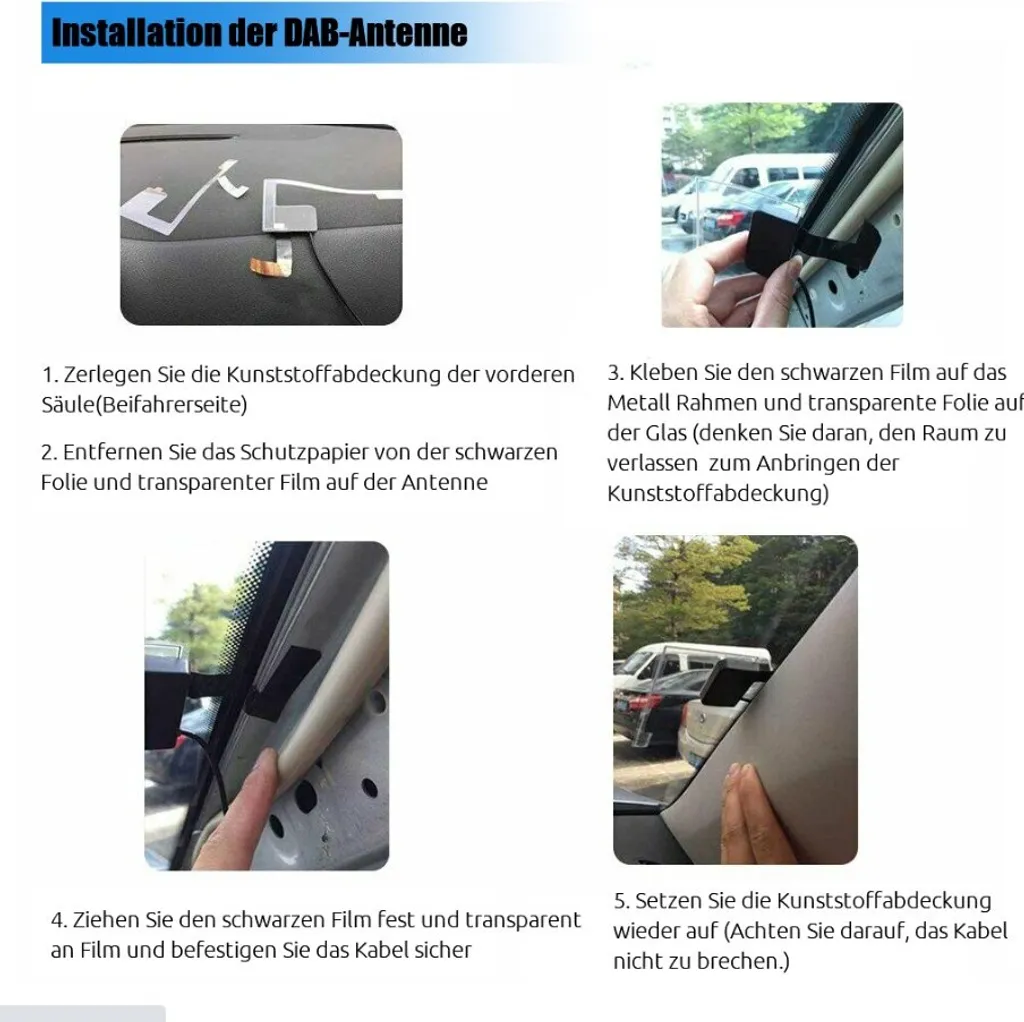 Adaptateur Radio Numérique DAB+ USB avec Antenne pour Poste Android - 7