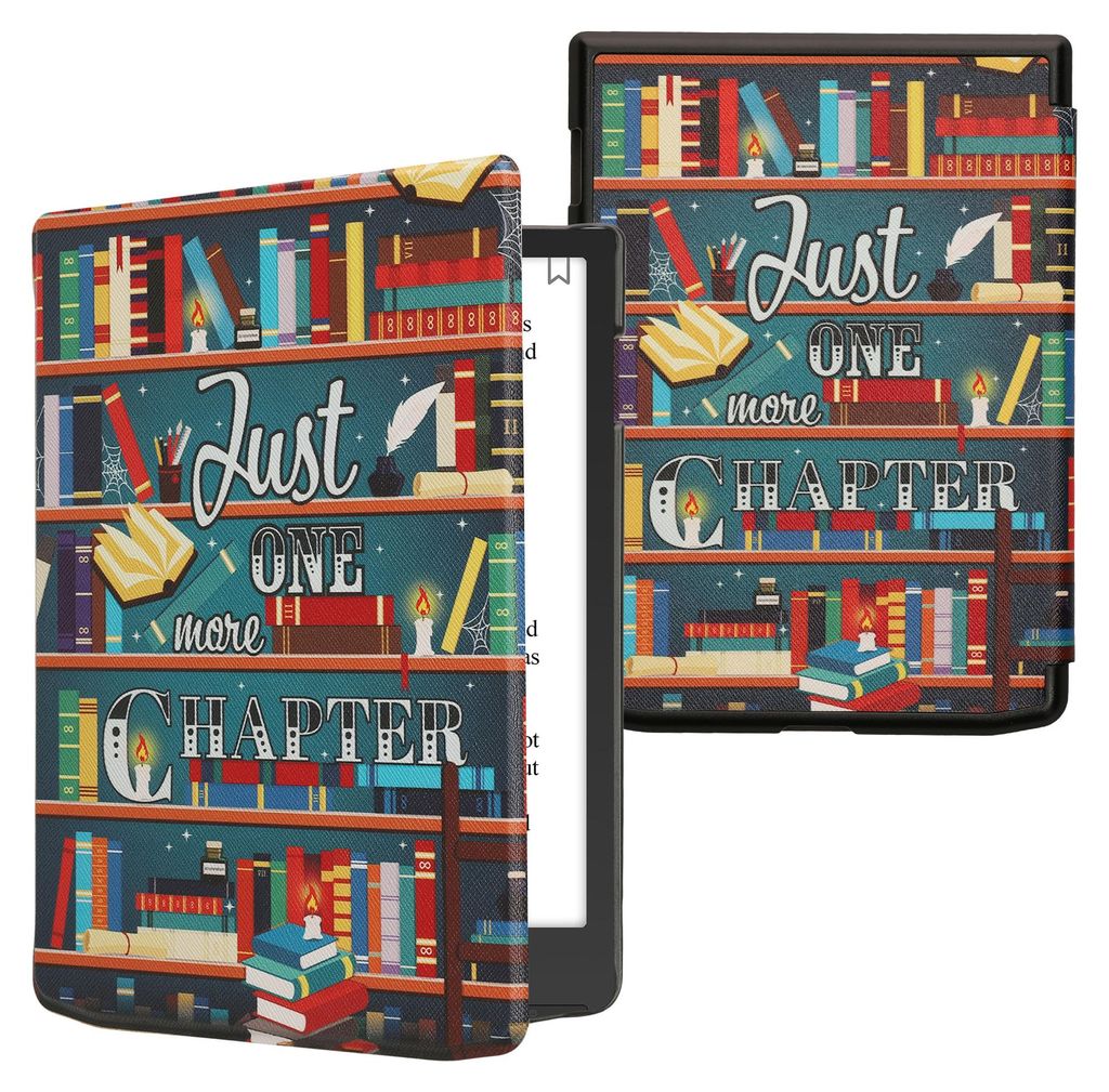 kwmobile Schutzhülle für Pocketbook InkPad 4 / Color 3 / Color 2 / Vivlio InkPad 4 / InkPad Color 3 Hülle - eReader Flip Case mit Auto Sleep Fun...
