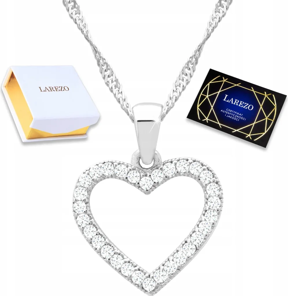 Collier Argent 925 Cœur Zirconia Love Sparkle : Fini les Bijoux qui Ternissent