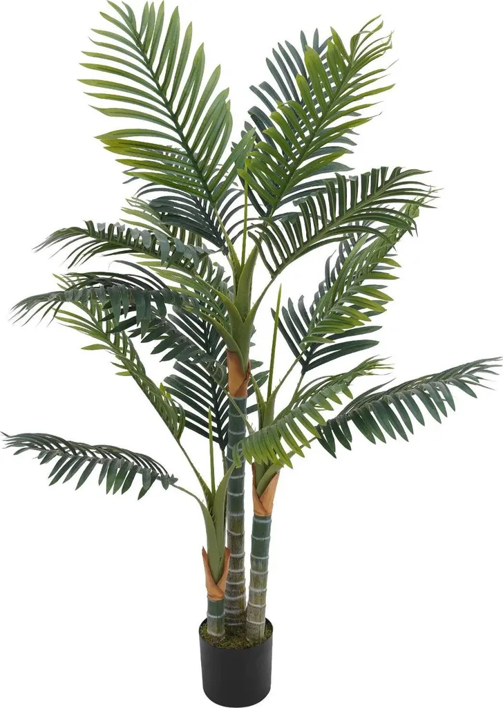 Fini les plantes mortes : Palmier Artificiel 150 cm réaliste avec son pot