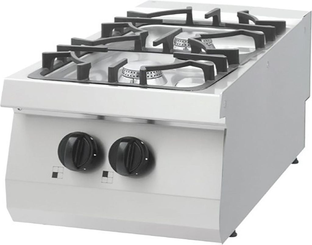 Maxima - Gastro Heavy Duty Kochfeld - 2 Brenner - 15 kW - Gas