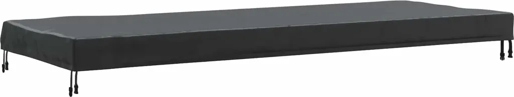 Tovaglia Rettangolare Nera 242x102x15 cm: Minimalismo di Classe